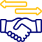 shaking hand logo